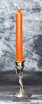 Hexenshop Dark Phönix Hexe Stabkerzenhalter Zinn